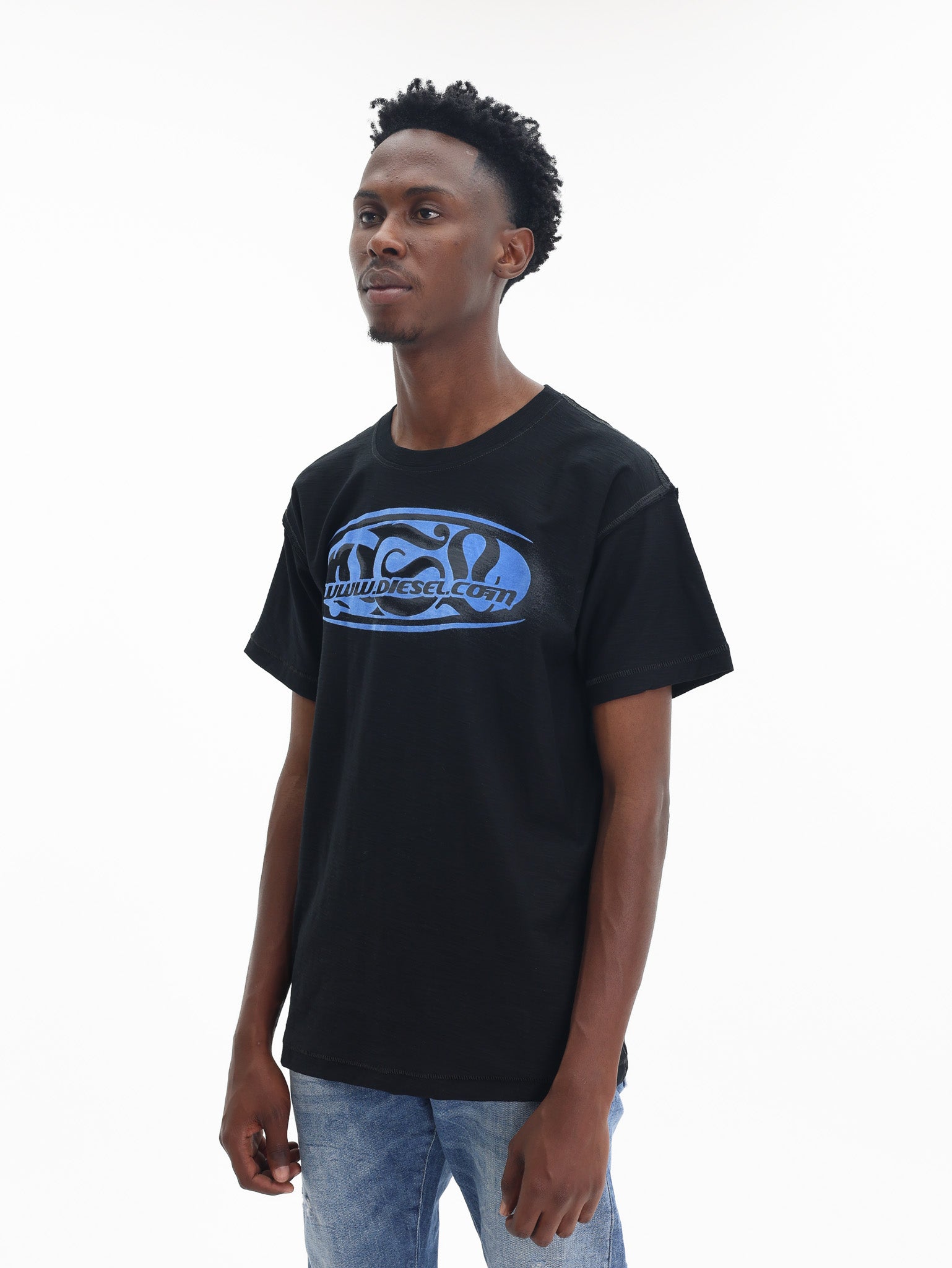 Diesel T-Shirt Norm T1 Black-Blue
